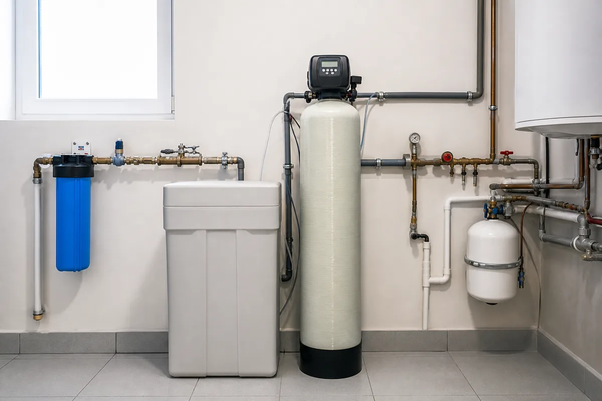 Centrálna filtrácia na hlavnom prívode vody do rodinného domu